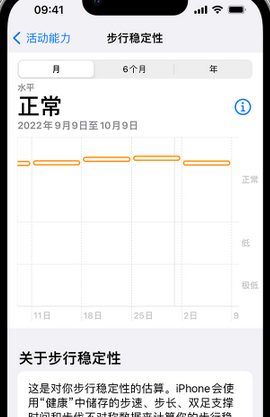 汾阳iPhone手机维修如何在iPhone开启'步行稳定性通知'