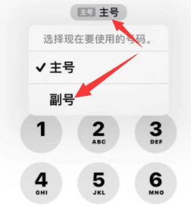 汾阳苹果14维修店分享iPhone 14 Pro Max使用副卡打电话的方法 