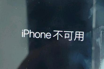 汾阳苹果服务网点分享锁屏界面显示“iPhone 不可用”如何解决 